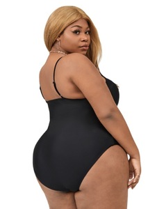 Traje de Baño de Talle Grande con Cintura Alta para Mujer, Traje de Baño de Una Pieza para Mujer con Busto Grande, Venta al por Mayor - Product Image 4