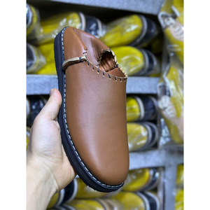 Pantuflas Babouche de Cuero Marroquí Hechas a Mano de Primera Calidad con Suela Antideslizante para Hombre y Mujer, Venta al Por Mayor, Tradicionales - Product Image 3