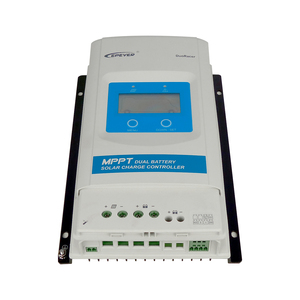 Epever 20A Mppt Dual <b>Battery</b> <b>Solar</b> Charge Controller for <b>Solar</b> System Yachts Needing Redundant Power Storage During Long Voyages - Product Image 4