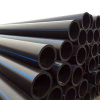 Conduit de câblage flexible haute pression en PEHD durable avec joint en caoutchouc pour raccords et prises