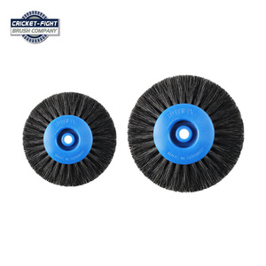 Cricket-Fight <b>Brush</b> Company Rotifix Polishing <b>Brush</b> <b>Wheel</b> 78mm Diameter Pig Bristle For Jewelry Hardware Polishing - Product Image 3