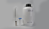 Réservoir d'azote liquide de 10 litres avec le stockage portatif de sperme de réservoir d'azote de la capacité 10L