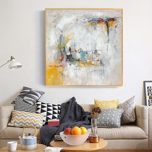 Grande <span class=keywords><strong>arte</strong></span> <span class=keywords><strong>contemporanea</strong></span> della parete unico fatto a mano astratto Cuadros acrilico Decor opere d'<span class=keywords><strong>arte</strong></span> tela <span class=keywords><strong>pittura</strong></span> a olio per soggiorno - Product Image 2