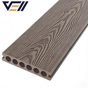 Planches de terrasse en composite WPC durables pour l'extérieur VELL Factory, revêtement de sol BPC écologique, vente chaude, dalles WPC économiques - Product Image 2
