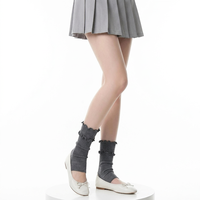 Nouveauté 2026 : Chaussettes en coton fines et respirantes pour femme, style basse, avec étrier, mi-mollet, tricotées pour l'été, couleur unie, usage quotidien, tendance