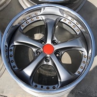 JC Deep Dish Polierte Maßgefertigte Geschmiedete Felgen 5x112 5x120 18-24 Zoll Gestaffelte Passform Felgen für Ford Mustang Dodge Charger