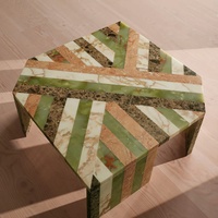 Table basse en marbre sur mesure, meubles en pierre naturelle de luxe, table centrale moderne, table de salon en marbre faite à la main