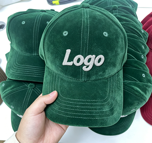 Gorro de Béisbol de Terciopelo con Pedrería Brillante de los Equipos de Béisbol de EE. UU. (NY, LA, W, P, DC, NC, Detroit, Nueva York) para Otoño/Invierno, <span class=keywords><strong>Gorra</strong></span> Deportiva de Diseño - Product Image 2