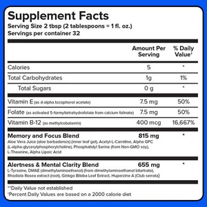 OEM/ODM Customized Neurologic Focus Liquid Supplement Brain Booster Nootropic Supplement for Cognitive Function <strong>Memory</strong> &amp; Focus - Product Image 3