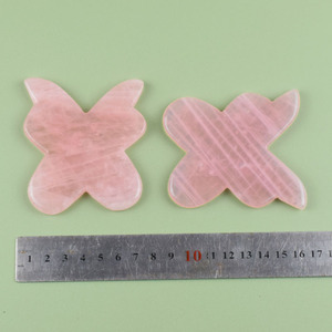 Outil de massage <span class=keywords><strong>Gua</strong></span> <span class=keywords><strong>Sha</strong></span> en <span class=keywords><strong>quartz</strong></span> <span class=keywords><strong>rose</strong></span> et jade, forme papillon, <span class=keywords><strong>véritable</strong></span> pierre précieuse de <span class=keywords><strong>quartz</strong></span> <span class=keywords><strong>rose</strong></span> pour le lifting du visage - Product Image 6
