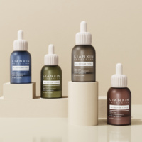 Flacon compte-gouttes en verre coloré de luxe de 30 ml, flacon compte-gouttes pour sérum à la vitamine C, soin de la peau, huile pour le visage, emballage cosmétique