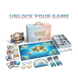 Aurora Realms Spirit Flock Migration Educational Handmade Paperboard Portable <b>Board</b> & Card Game for Family Fun - Product Image 2