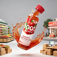 100% Appelversepersing Crabapple fruitsap 300ml fles LAGE GI Goed te schudden Drinken 12 maanden houdbaarheid Normale temperatuur