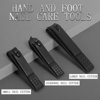 Ensemble de manucure et pédicure professionnel 12 en 1 Kit de toilettage des ongles Outils de soin des ongles avec étui de voyage Coupe-ongles