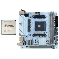 Motherboard Intel B450-ITX AM4 Baru, CPU R3-3200G/R5-4600G/R5 5600G, Memori 240G SSD Kit, Dual DDR4 64G Maks, Komputer Desktop AMD