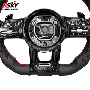 สำหรับพวงมาลัยหนังของเบนซ์ <span class=keywords><strong>AMG</strong></span> เหมาะสำหรับรุ่น GT CL CLS CLA E S <span class=keywords><strong>C36</strong></span> G63 C43 ML SL <span class=keywords><strong>W202</strong></span> W203 W204 W205 W206 W207 W213 W211 - Product Image 6