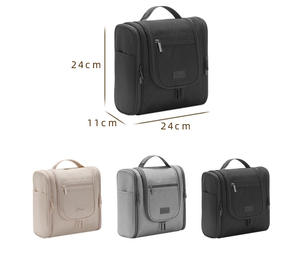Borsa da Viaggio per Cosmetici Impermeabile di Grande Capacità con Doppi Scomparti e Gancio Organizzatore - Product Image 5