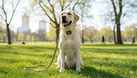 Collier d'entraînement de luxe pour animaux de compagnie avec AirTag, écologique, étanche IPX7, en acier inoxydable et plastique, durable, robuste et solide