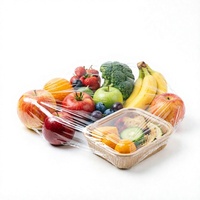 Film alimentaire en PVC hautement transparent, film étirable pour la conservation des aliments, largeur 40 cm, film plastique pour la cuisine, l'emballage des restaurants