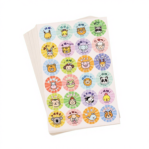 Pegatinas <span class=keywords><strong>de</strong></span> Papel Impresas a Color con Dibujos Animados Creativos, Hechas en Zhejiang, Premio para Niños <span class=keywords><strong>de</strong></span> Primaria y Jardín <span class=keywords><strong>de</strong></span> Infancia, Álbum Infantil - Product Image 1