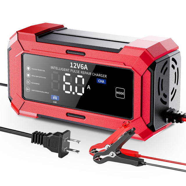 Car Battery Charger 12v Automobile Trickle Battery Charger Auto Shut/Off Automotive Maintainer for Truck Vehicle RV Maintenance
