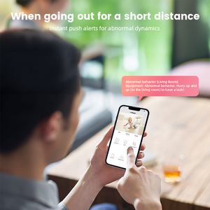 จอภาพเด็กอัตโนมัติขนาด 5.5 นิ้ว พร้อมระบบมองเห็นในเวลากลางคืน กล้องคู่ บันทึกภาพพร้อมกัน ระบบ AI ตรวจสอบคุณภาพการนอนหลับ ตรวจจับการปิดปากและจมูก - Product Image 5