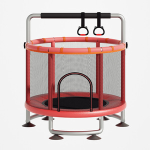 <span class=keywords><strong>Trampolín</strong></span> de <span class=keywords><strong>Fitness</strong></span> Interior para Niños con Red de Seguridad, Cama Elástica Pequeña, Juguete para Bebés, Modelo HG-26 - Product Image 2