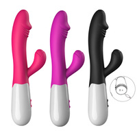 Şarj edilebilir G noktası değnek vibratör pussy masaj vibratör seks oyuncak titreşim kadın