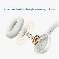 Casque audio supra-auriculaire ANC Redmi en gros (MOQ 10), réduction active du bruit de 42 dB et autonomie de 3 heures, casque sans fil Bluetooth