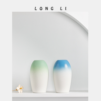 Pot en céramique contemporain pour plantes succulentes d'intérieur/extérieur, pots de fleurs pour la maison et le jardin, écologiques, durables, vente en gros, émaillés