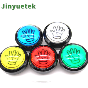 โรงงาน JY ราคาขายส่ง ปุ่มกดแบบกดติดปล่อยดับ ขนาด 60 มม. แบบ LED ส่องสว่าง สำหรับเครื่องเกมอาร์เคด อุปกรณ์เสริม DIY - Product Image 2