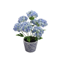 Arrangement floral d'hortensias artificiels de haute qualité de style nordique pour mariage, décoration de la maison, Noël, remise de diplôme, usage nuptial