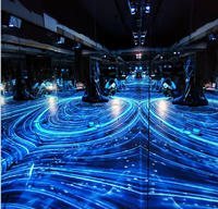 Aire de jeux intérieure Leplay, projecteur holographique 3D, capteur de mouvement, système de projection interactive au sol pour enfants