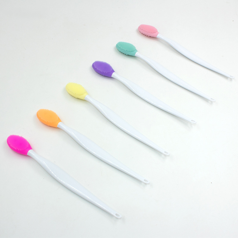 Многофункциональные инструменты для ухода за кожей, силиконовая щетка для удаления черных точек на носу, многоразовая отшелушивающая щетка