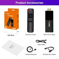 Precio barato Android Tv Dongle TVR3 4K Dual Wifi 1G 8G Quad Core Usb Tv Stick con 2,4g Voice Tv Control remoto