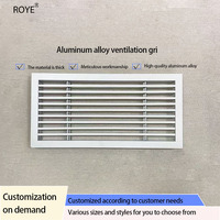 Grille de retour de ventilation d'air à charnière moderne personnalisée persienne de filtre nouvelle Offre Spéciale extérieure taille personnalisée retour d'évent