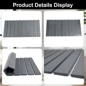 Alfombra de Baño Antideslizante Variable para Interiores, Alfombra de Espuma Viscoelástica Suave y Lavable, Alfombras Antideslizantes para Baño, para Uso en el Inodoro - Product Image 3