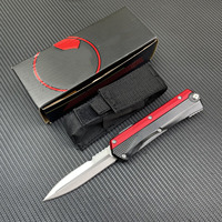 Couteau de poche pliable Microt Premium M390 en acier avec manche en alliage d'aluminium pour la survie en plein air, la chasse, le camping, EDC, pour la défense personnelle