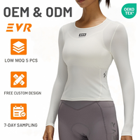 Vêtements de cyclisme pour le vélo de route, manches longues, couche de base, respirants, sans couture, haute élasticité, automne-hiver, fabrication OEM ODM