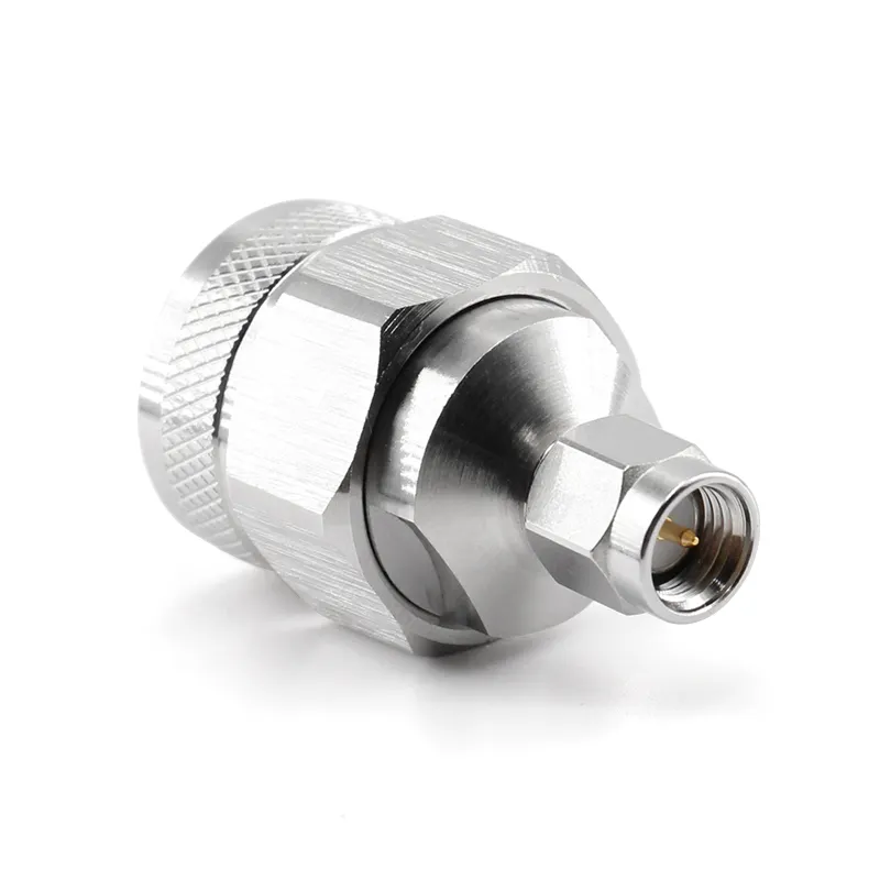 XINQY connessione adattatore coassiale da N a SMA N-SMA-JJ Jack adattatore RF da N-maschio a SMA-maschio da 18GHz DC-18GHz adattatore di prova coassiale da 50ohm