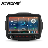 Autoradio Android 9 pouces 8+128 Go pour JEEP Renegade 2015-2020 UNISOC 7865 Global 4G AKM 7604 Double BT Écran QLED Gyro CE-XTRONS