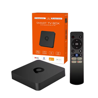 Androidtv Q1 H313 2G 16G ATV Tv Box Android 10 Control Remoto por Voz de Google Rotación de Pantalla Wifi 2.G/5G B-T Quad Core Smart Set Top Box