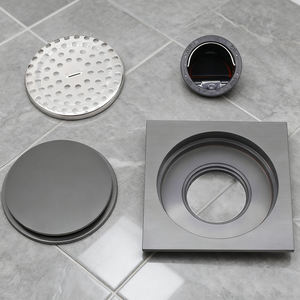 Toptan bakır malzeme zemin drenaj-fiyat anti-koku 4 inç Anti koku duş drenaj banyo zemin drenaj ile kapak - Product Image 3