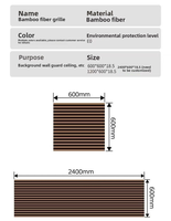 Panneaux muraux acoustiques modernes en MDF, isolation phonique, panneaux en bois rainurés, appartement, hôpital, hôtel, entrepôt, intérieur