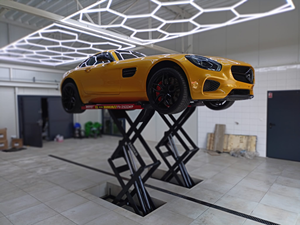 Shanghai Fanyi gunting Inground Mini hidrolik mobil, peralatan otomotif Hoist Veicle Lift dengan <span class=keywords><strong>CE</strong></span> - Product Image 2