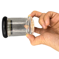 Couvercles de bocaux en bambou bon marché en gros Couvercle en bambou avec anneau en silicone pour tasse Mason