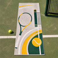 Serviette de sport en coton 100% personnalisée avec impression numérique, échantillon gratuit disponible, qualité contrôlée, petit MOQ