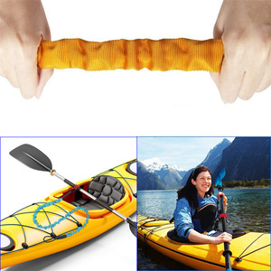 Cordon élastique de fixation en nylon orange anti-perte pour kayak, canoë, surf, canne à pêche - Product Image 4