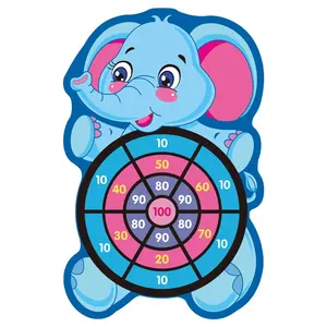 Factory High Quality Animal Dart Board Game Kids Dart Board With Sticky Balls Children dart board with veIcro sticky