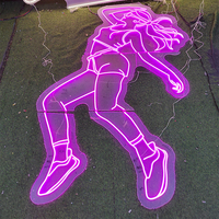 Enseigne au néon commerciale personnalisée, enseigne au néon extérieure, enseigne au néon LED en acrylique flexible, lettres en néon